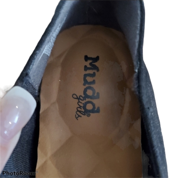 Mudd Girls 4M Black Tassel Ballerina Flats Shoes - Picture 6 of 6